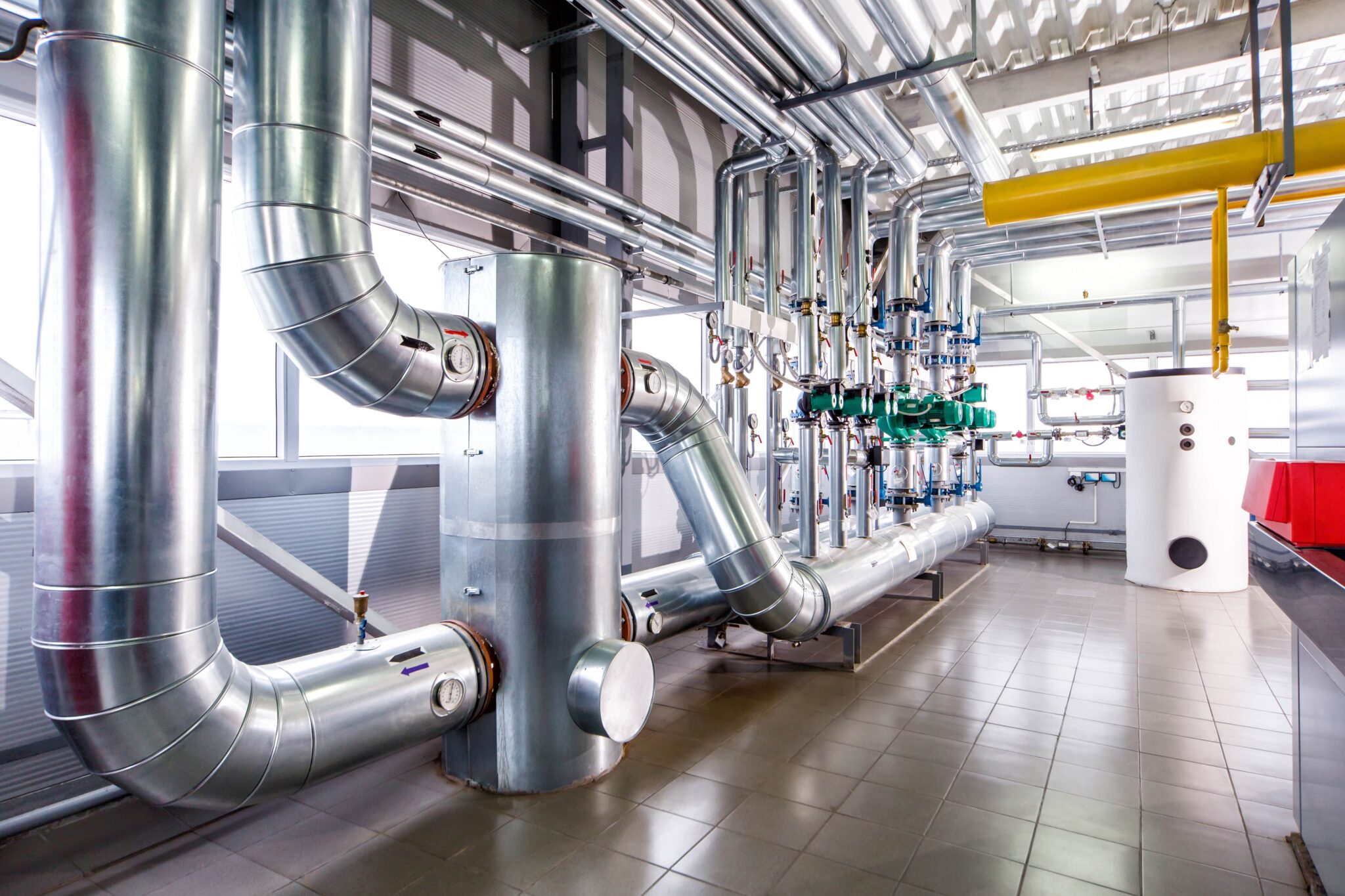 Chauffage des halls et ateliers